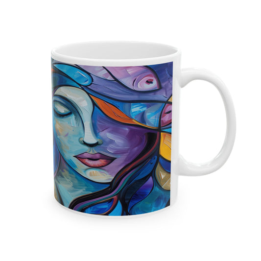 Rêves aquatiques, tasse en céramique (11 oz, 15 oz)